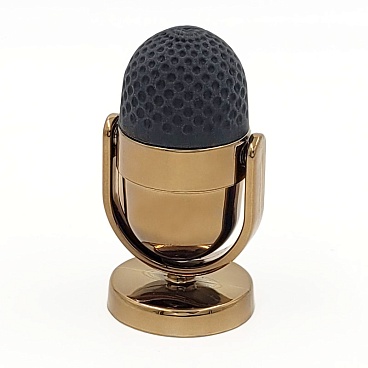 Точилка Brunnen Микрофон, с ластиком, 4 х 7 см Медный - 8